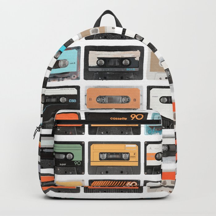 Blank Audio Cassettes Backpack