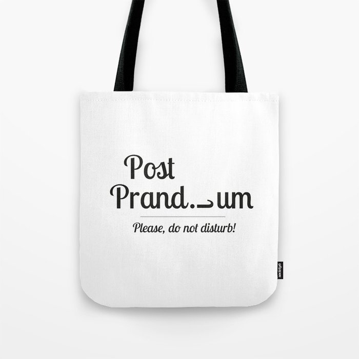 Post prandium Tote Bag