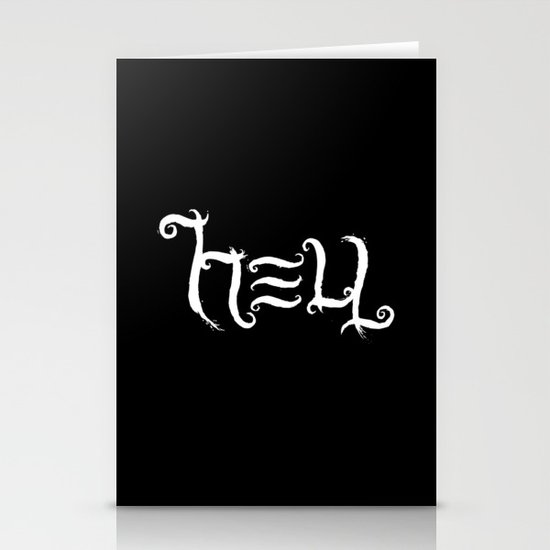 Raise HELL (Black) Stationery Cards