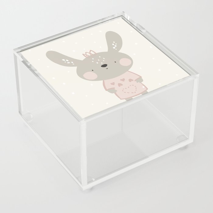 Pink Rabbit Acrylic Box