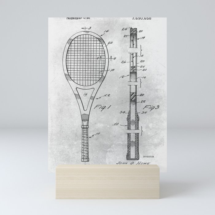 Tennis racket Mini Art Print