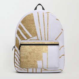 Art Deco design - blonde Backpack