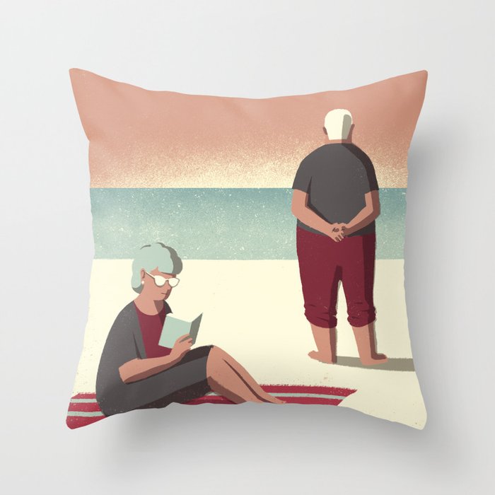 Day Trippers #10 - Sunset Throw Pillow