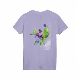 Olga- Flowers & Such Kids T Shirt