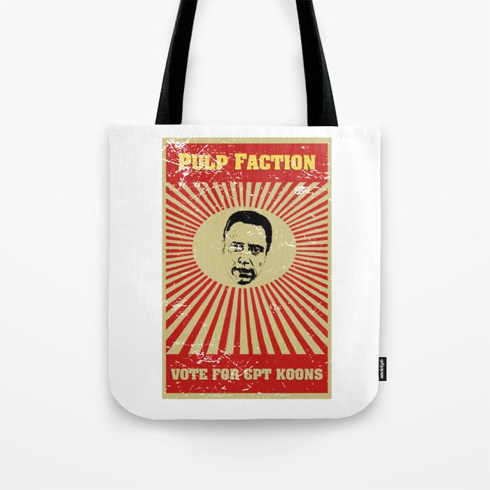 Pulp Faction: CPT. Koons Tote Bag