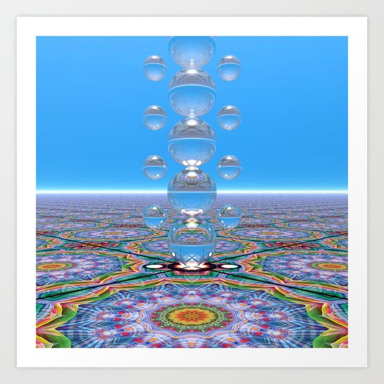 Crystal Totem Art Print