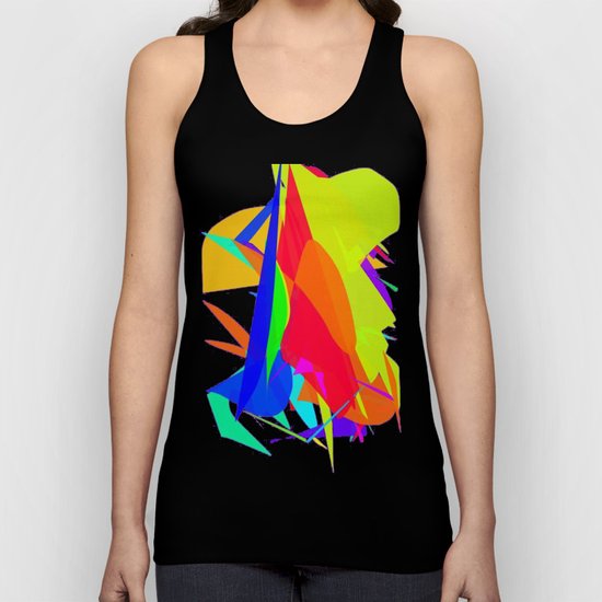 Colourful shapes Unisex Tank Top