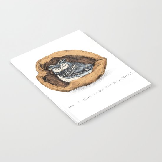 Belly of a Walnut Notebook