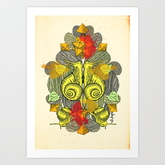 Snailkiss Art Print
