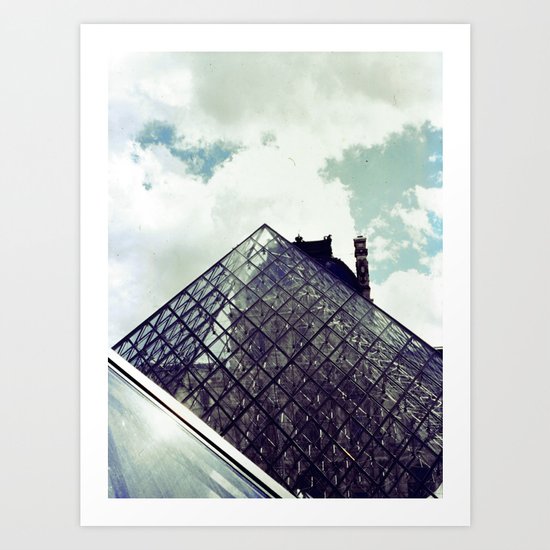 Louvre Pyramid I Art Print