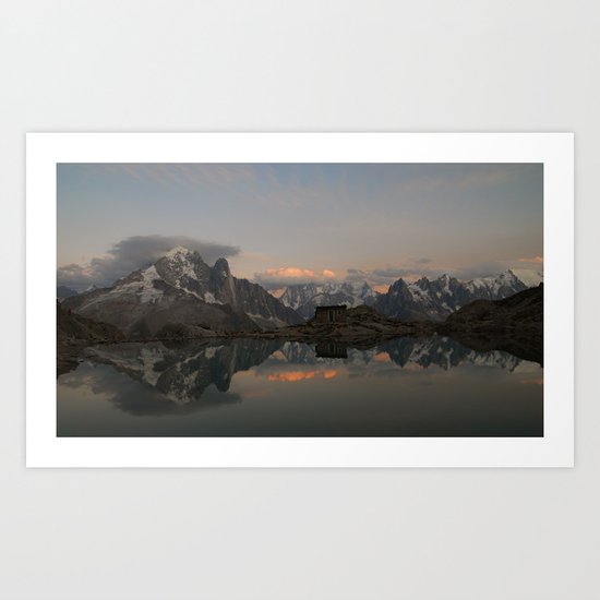 Lac Blanc Art Print