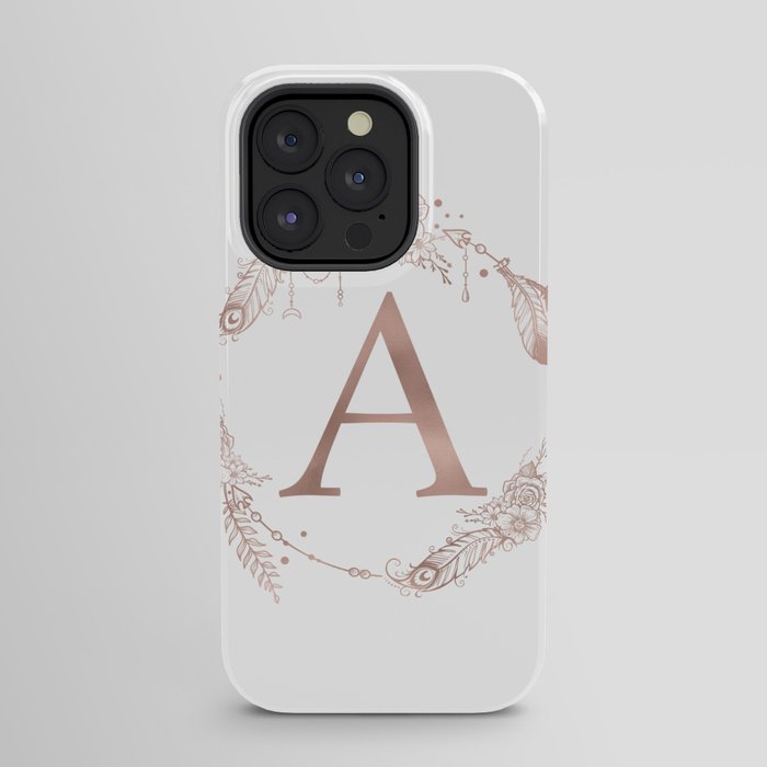 Personalised Marble Monogram Phone Case For iPhone 15 Pro Max 14