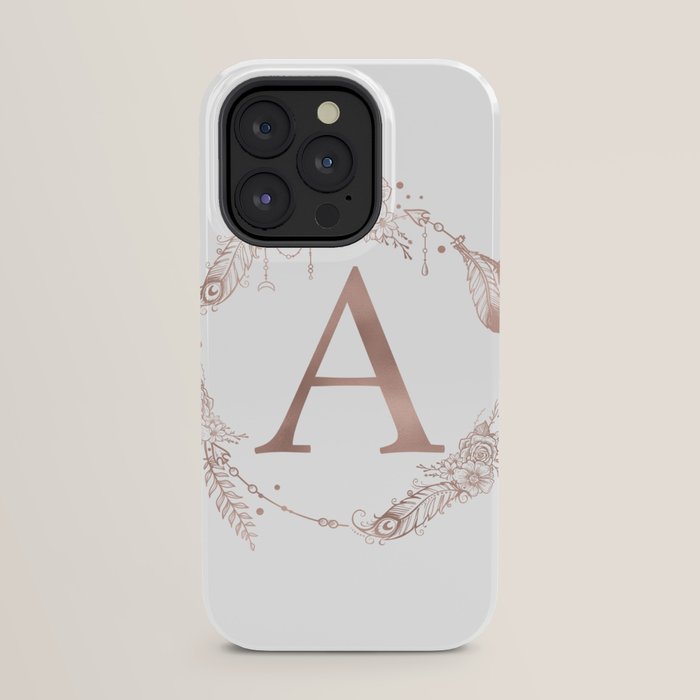 Personalised Marble Monogram Phone Case For iPhone 15 Pro Max 14