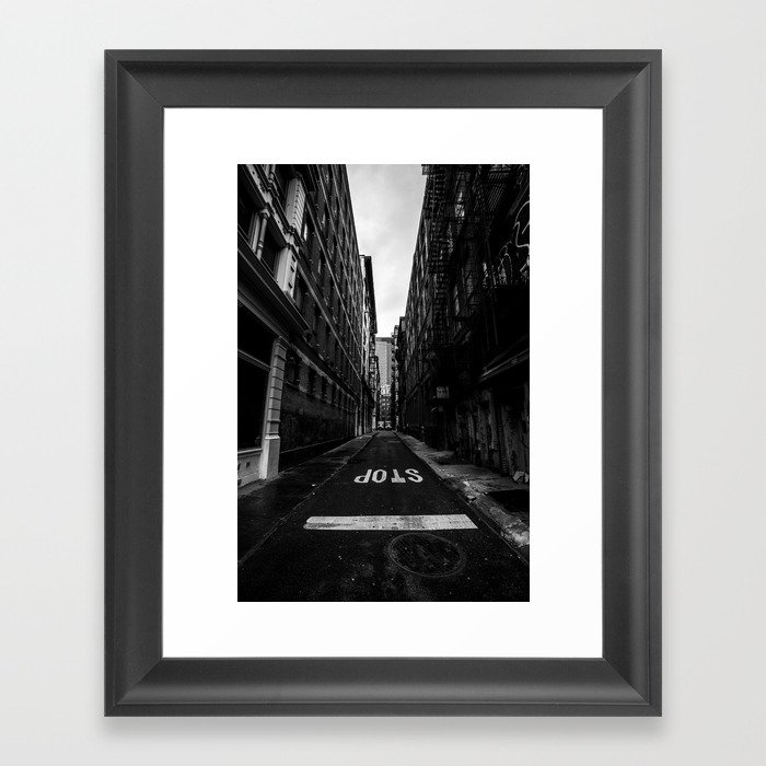 New York City - Stop Framed Art Print