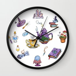 Magic Items Wall Clock