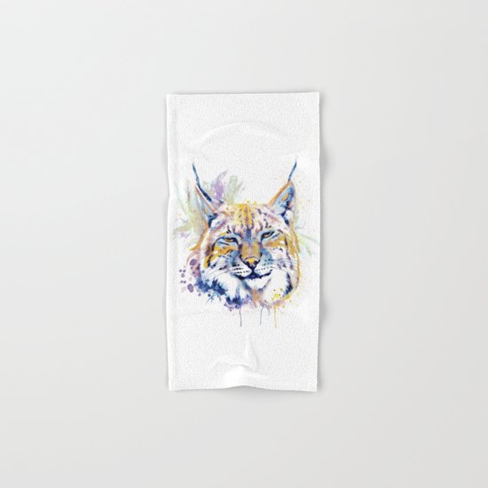 Bobcat Head Hand & Bath Towel