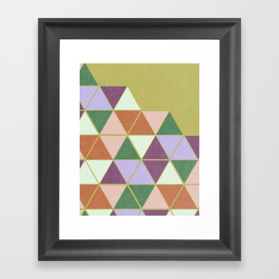 Hexaflexagon Framed Art Print