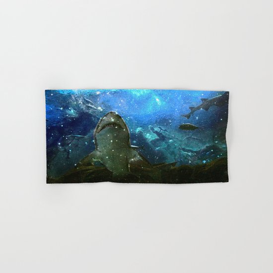 The Great White Marine Lava Lamp Hand & Bath Towel