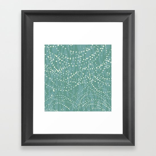 Ebb & Flow: Drops Framed Art Print