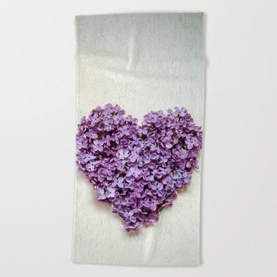 Summer Heart Beach Towel