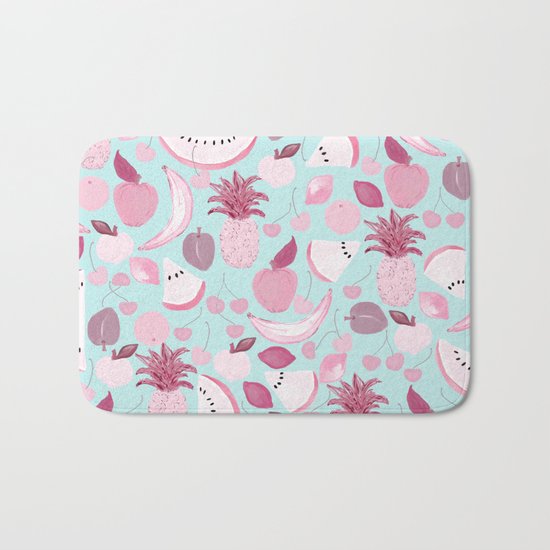 Fruit Punch Blush I Bath Mat