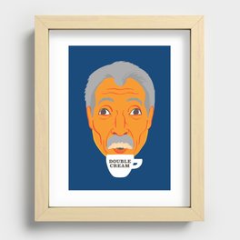 Double Cream Recessed Framed Print
