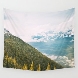 Summit Views in Banff Wall Tapestry