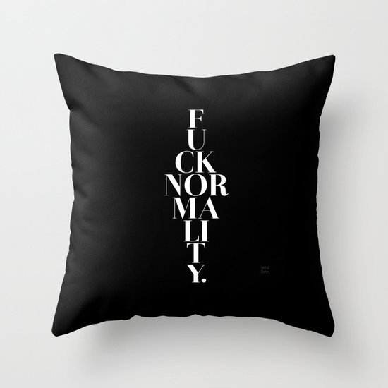 NORMA Throw Pillow