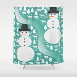 Winter Scene Shower Curtains Society6