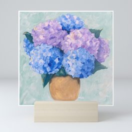 Bountiful Blossoms Hydrangea Archival Mini Art Print