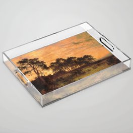 The Silent Evening Hour - Benjamin Williams Leader  Acrylic Tray