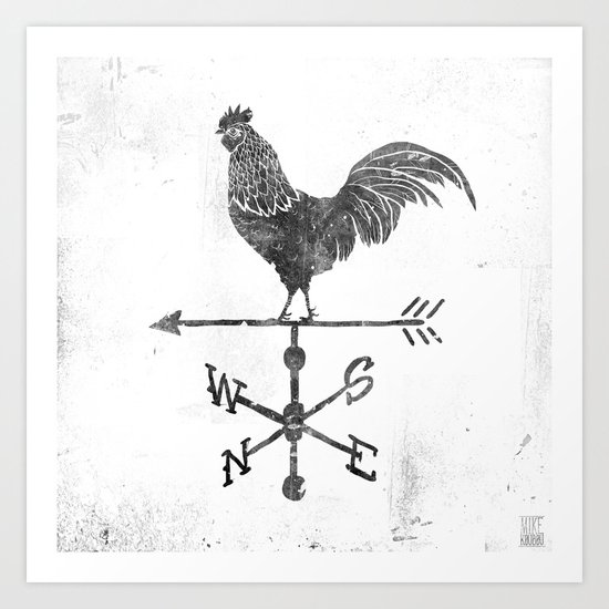 Weather Vane Art Print
