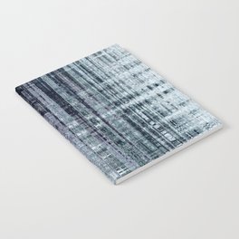 Grungy Abstract Pattern In Dark Blue And Violet Notebook