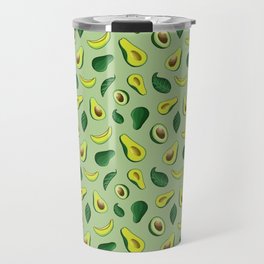 Avocado Green Pattern Travel Mug
