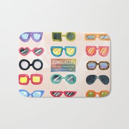 Sunglasses and pick one Bath Mat