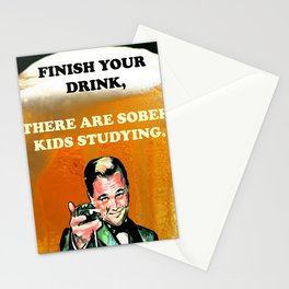 College Motto Stationery Cards