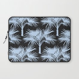 70’s Palm Springs Pastel Blue on Charcoal Laptop Sleeve