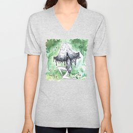 Empire of Mushrooms: Coprinopsis Atramentaria V Neck T Shirt