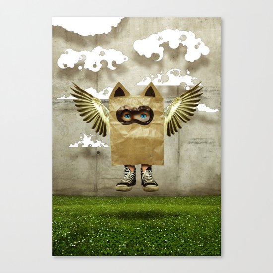 Fly try Canvas Print