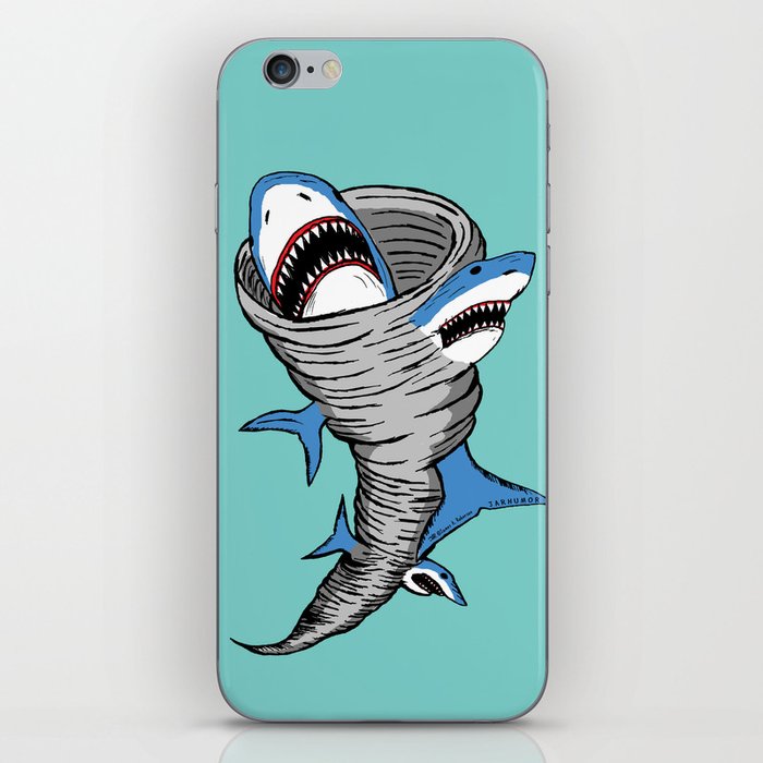 Shark Tornado iPhone Skin