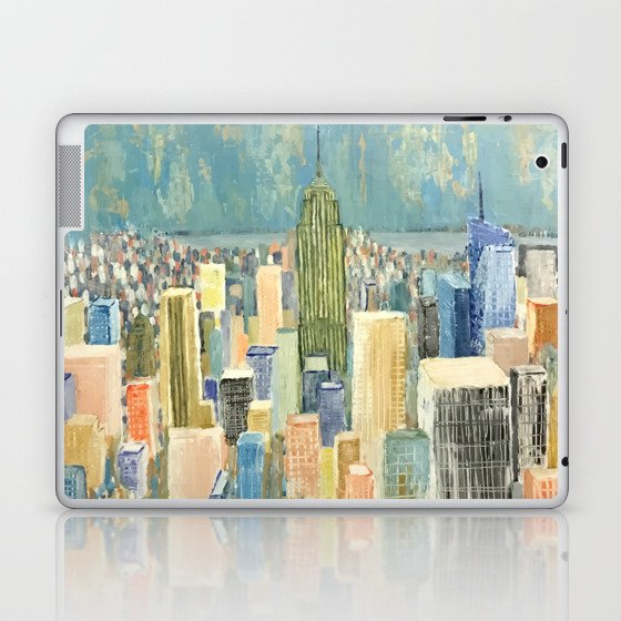 Skyline of New York Laptop & iPad Skin