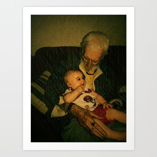 4 generations Art Print