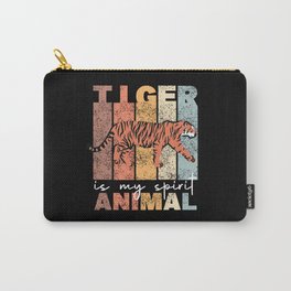 Tiger Is My Spirit Animal - Sweet Tiger Vintage Carry-All Pouch
