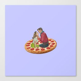 love at first bite Canvas Print