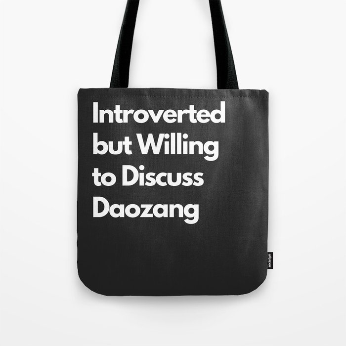 Spiritual Asian Daozang Tee Tote Bag