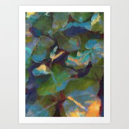Dappled Leaves | Botanical Watercolor Art Print