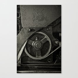 Smaller Belt Drivewheel Canvas Print