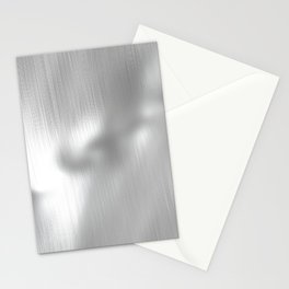 Silver Grey Stationery Card