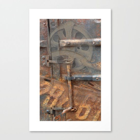 Rusty Stuff Montage Canvas Print