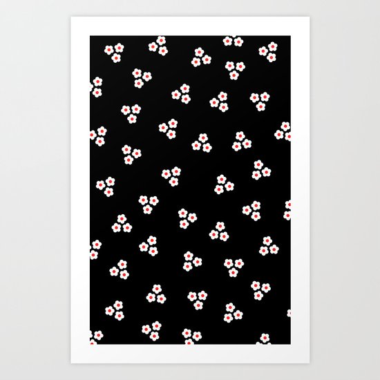 Night Daisies Art Print